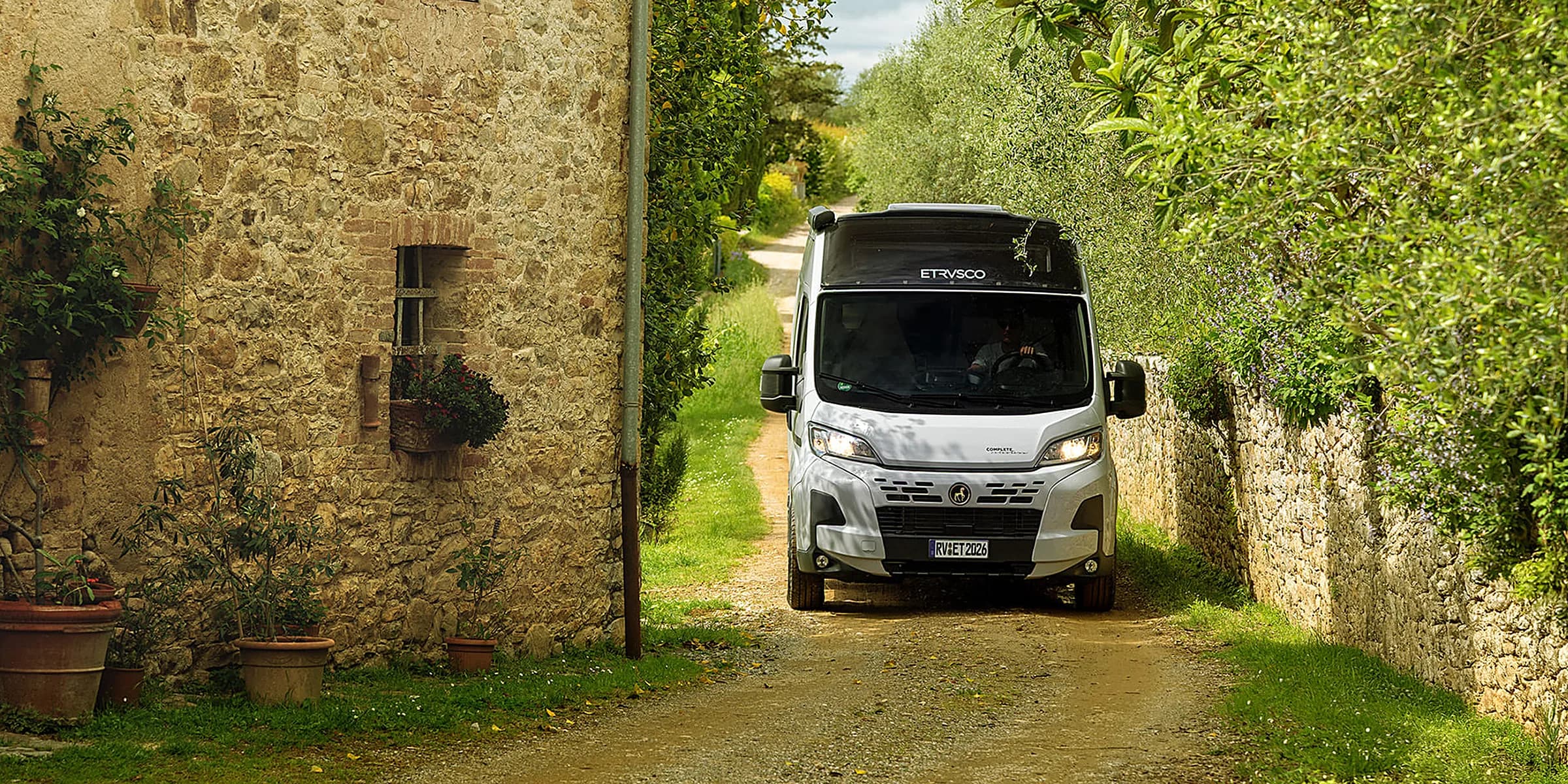 Etrusco CV Fiat — în mers pe drum