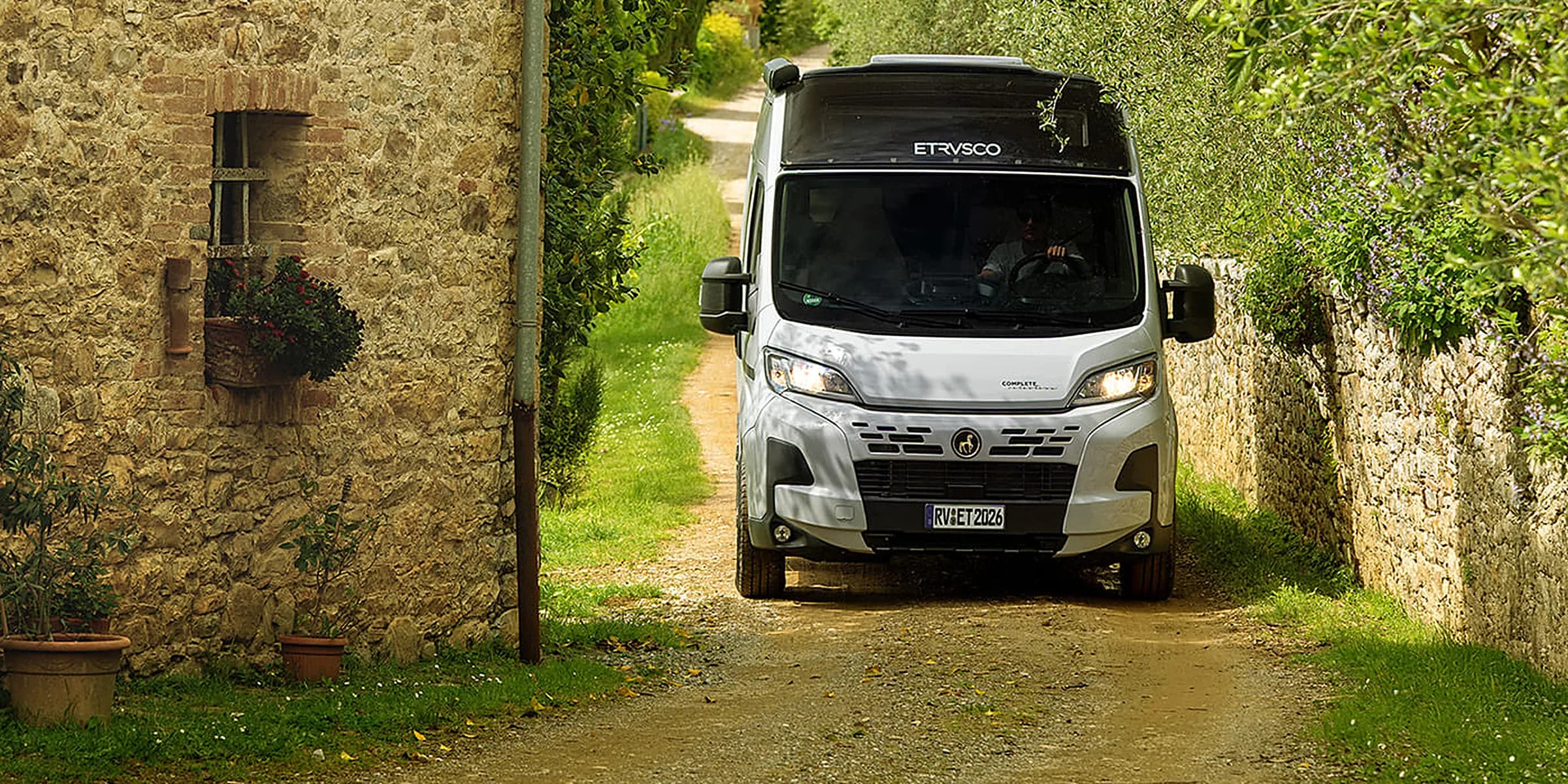 Etrusco CV Fiat — în mers pe drum